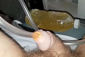 Orange Suds Airtight Meerschaum Up Pisshole Inject Bottled Piss Squeeze Pedestal Bubbles