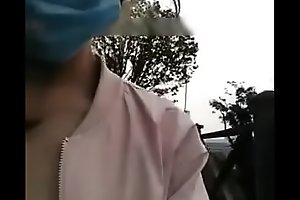 chinese couple fucking in public park