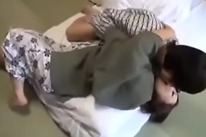 Asian Japanese Mommy gets hot Lose one's
