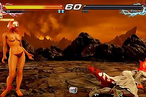Tekken 7 Alisa barren boobs 3D game VS