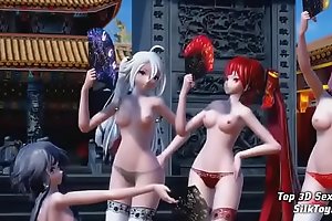 Beamy Tits 3D Hentai Dance