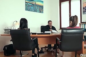 Teens pay back old boss by fucking him