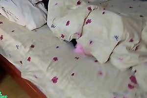 wet dp fuck my sleeping step daughter with anal toy - taboo POV