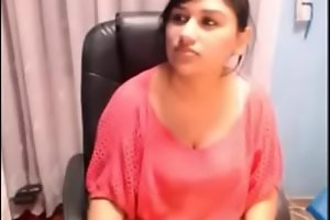 Indian Unfocused ( Chunky boob) showing