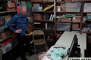 Shoplifting teens forced to fuck cop