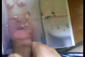 straight guy cumming on wifes dusting