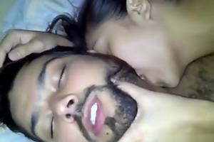 Arab guy fucking her asian girl friend